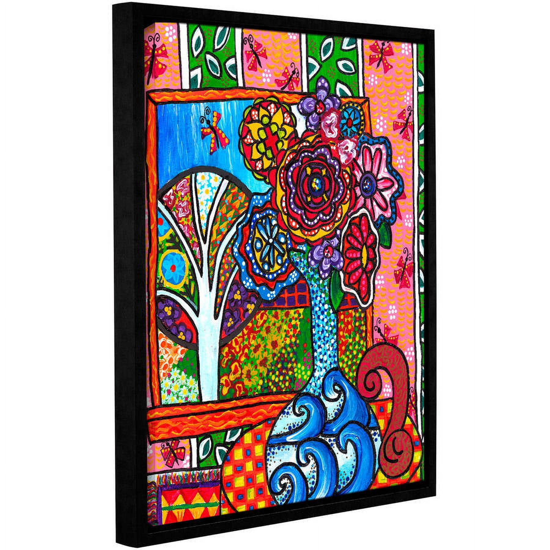 ArtWall Debra Purcell "Ventana" Gallery-Wrapped Floater-Framed Canvas