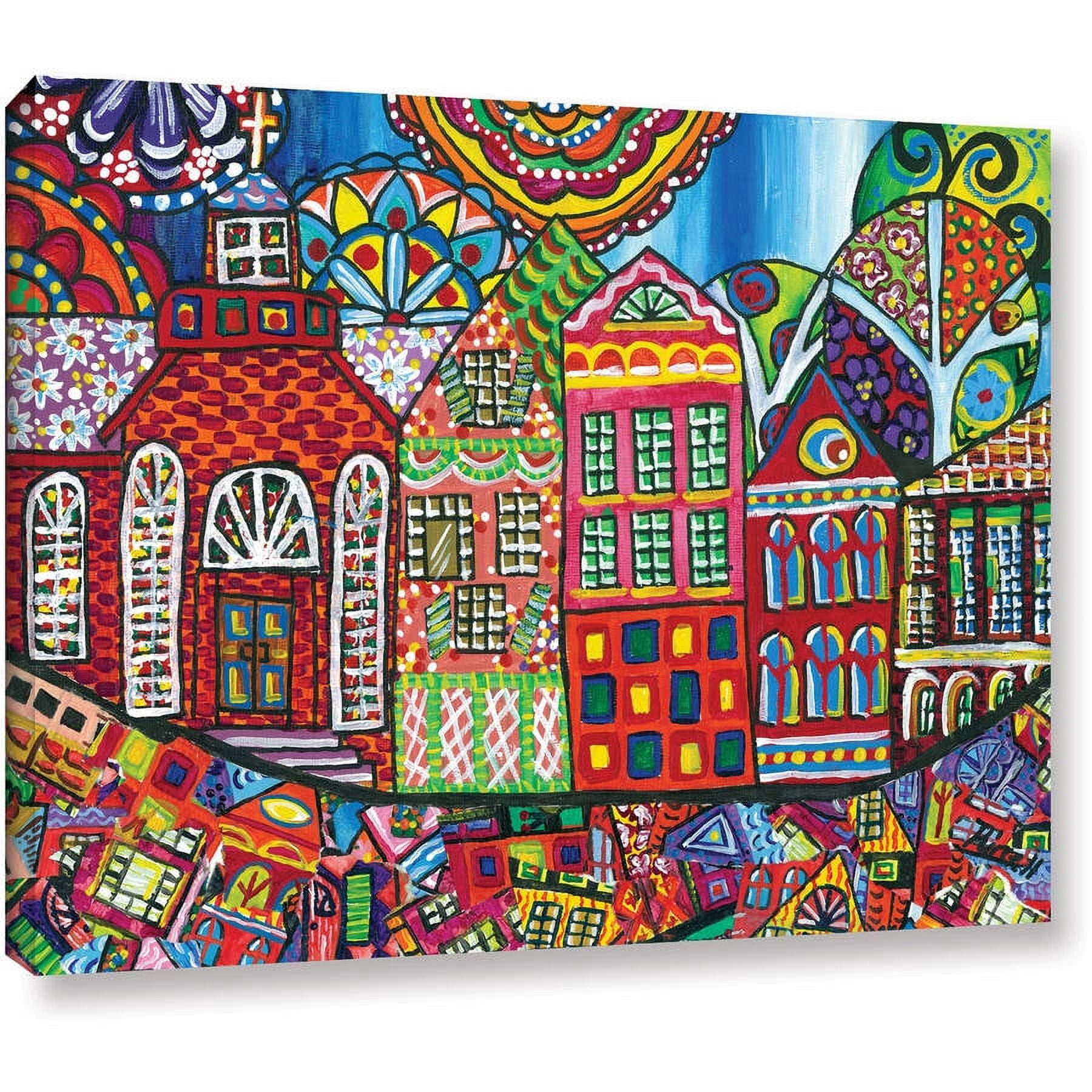 ArtWall Debra Purcell's "Lakewood Painted" Gallery-wrapped Canvas