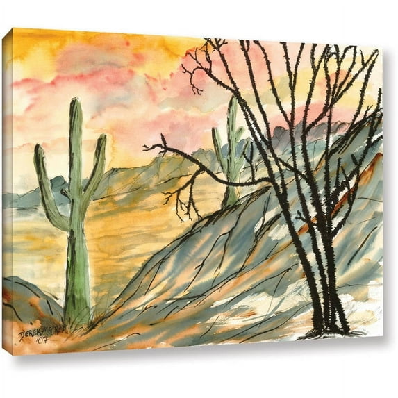 ArtWall Derek Mccrea "Arizona Evening" Gallery-wrapped Canvas