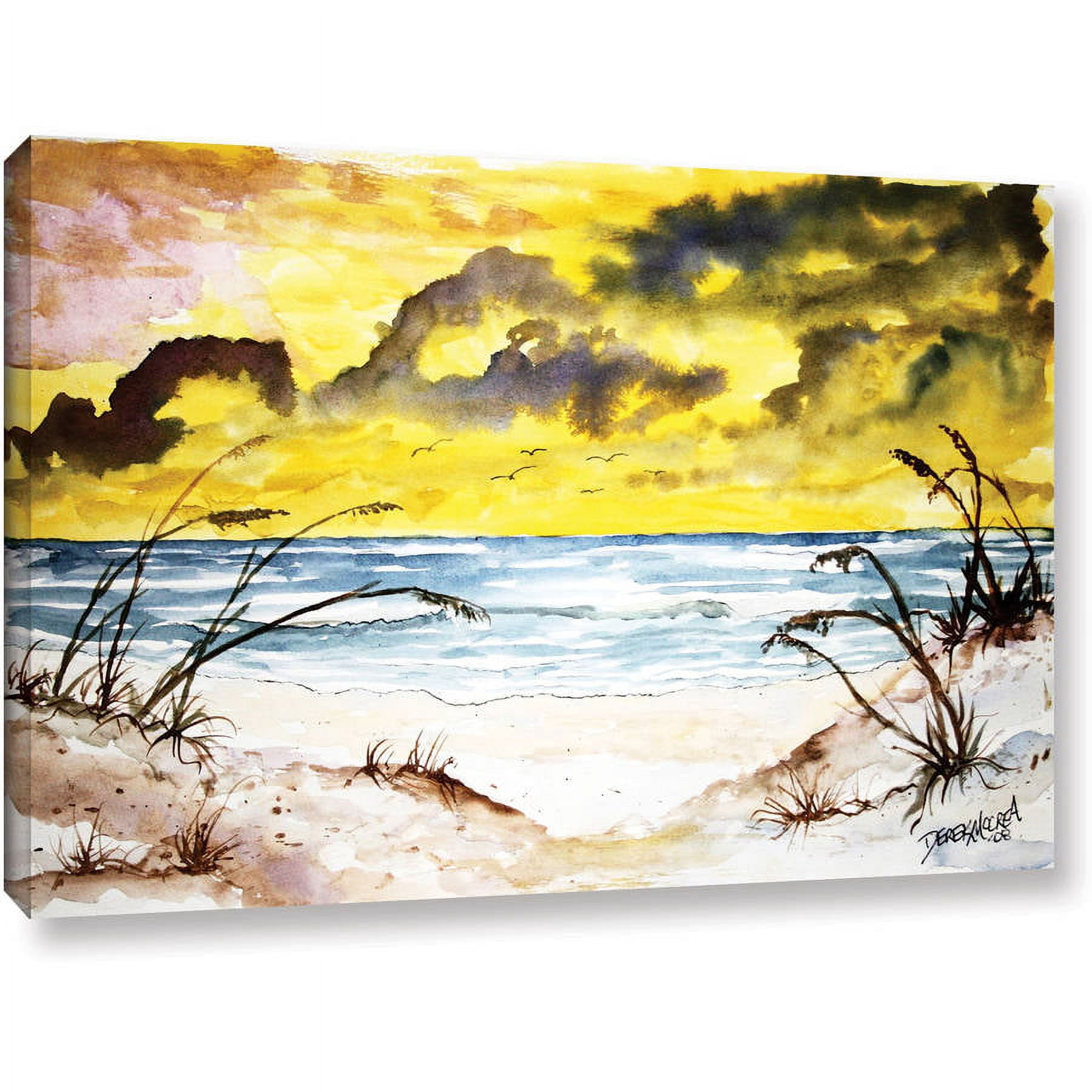 ArtWall Derek Mccrea "Beach Sand Dunes" Gallery-wrapped Canvas