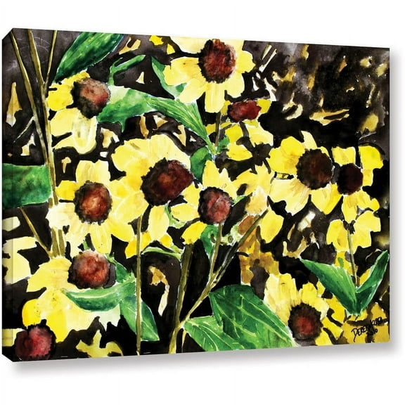 ArtWall Derek Mccrea "Black Eyed Susan" Gallery-wrapped Canvas