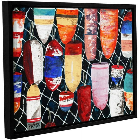 ArtWall Derek Mccrea "Buoy Painting" Gallery-wrapped Floater-framed Canvas