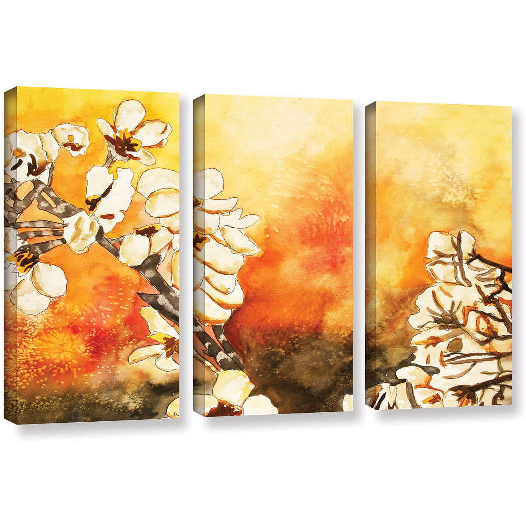 ArtWall Derek Mccrea "Cherry Blossom" 3-Piece Gallery-wrapped Canvas Set