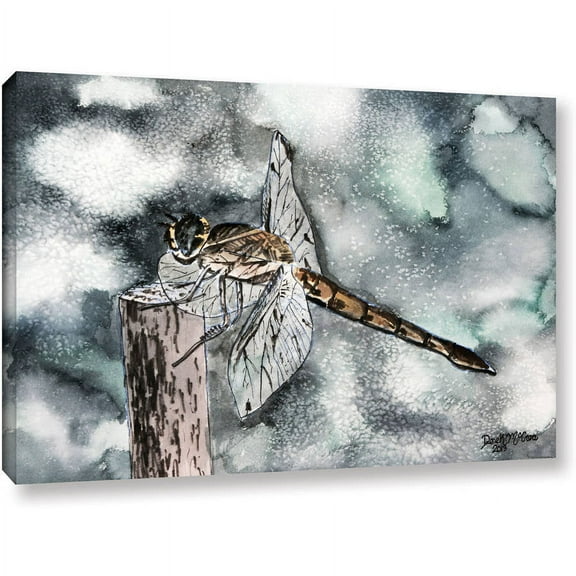 ArtWall Derek Mccrea "Dragonfly 2" Gallery-wrapped Canvas