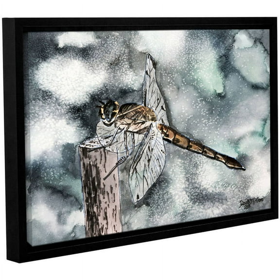 ArtWall Derek Mccrea "Dragonfly 2" Gallery-wrapped Floater-framed Canvas