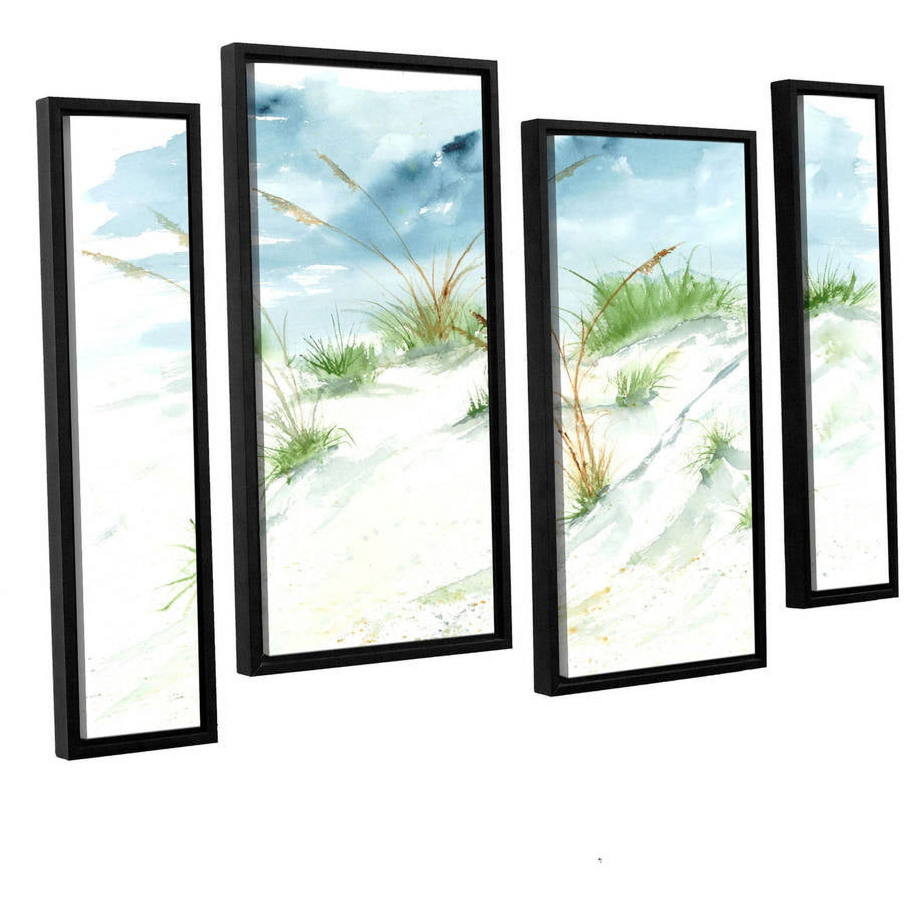 ArtWall Derek Mccrea "Dunes" 4-Piece Floater-framed Canvas Staggered Set