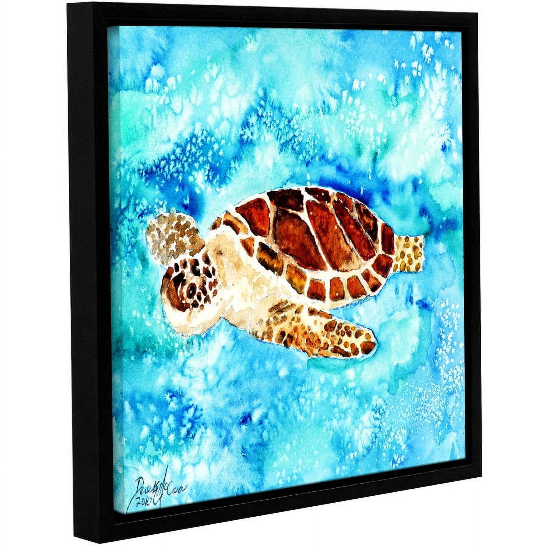 ArtWall Derek Mccrea "Getting Down" Gallery-wrapped Floater-framed Canvas