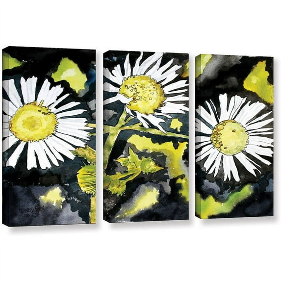 ArtWall Derek Mccrea "Heath Aster" 3-Piece Gallery-wrapped Canvas Set