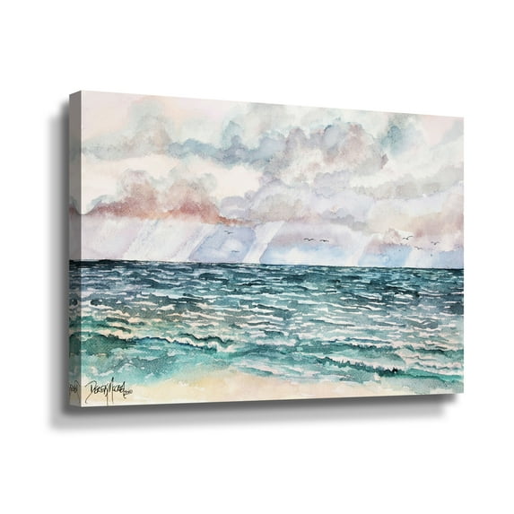ArtWall Derek Mccrea Lavender Seascape Wall Art