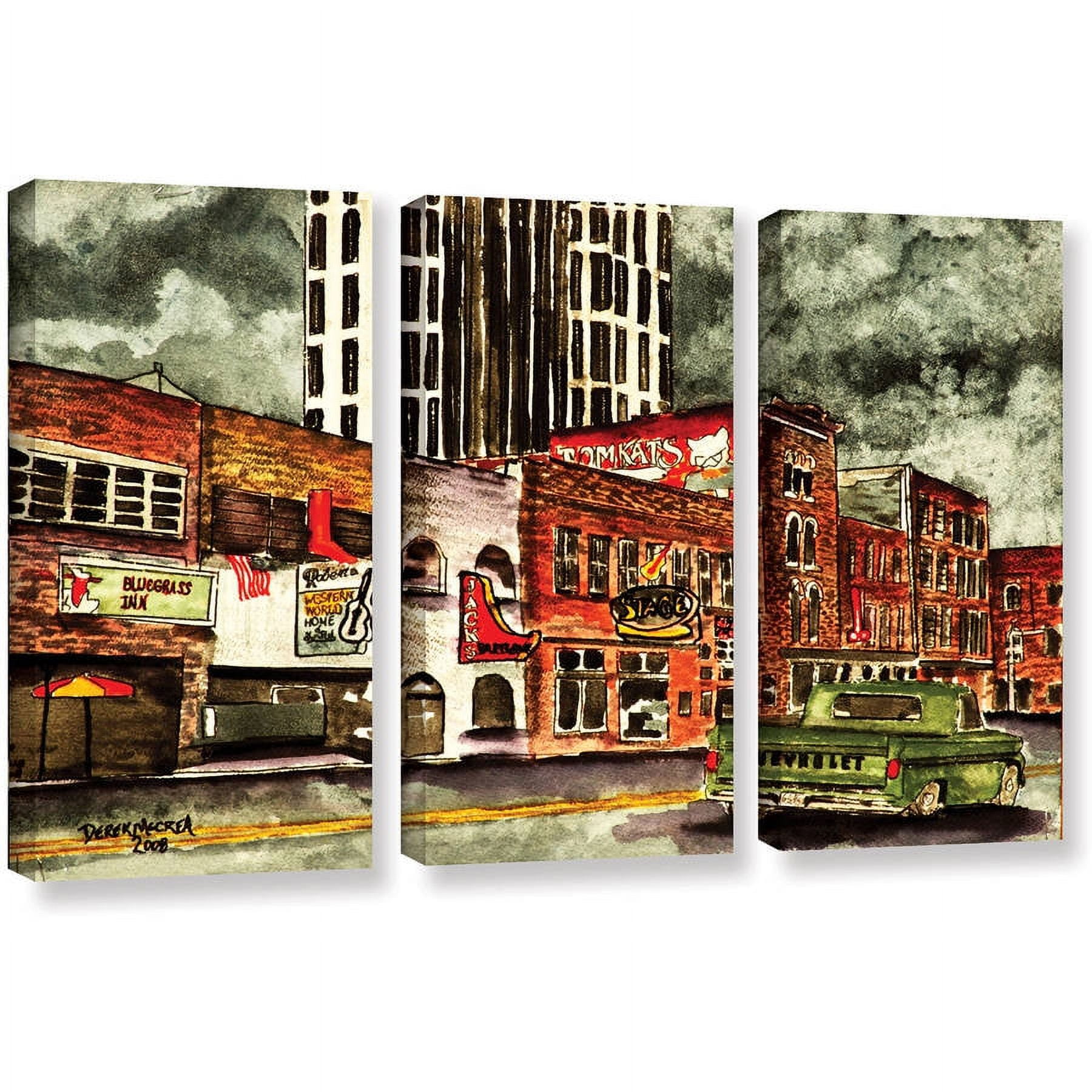 ArtWall Derek Mccrea "Nashville" 3-Piece Gallery-wrapped Canvas Set