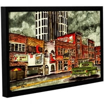ArtWall Derek Mccrea "Nashville" Gallery-wrapped Floater-framed Canvas