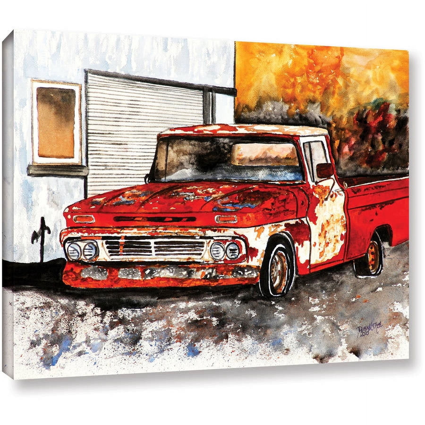 ArtWall Derek Mccrea "Old Truck" Gallery-wrapped Canvas