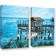 thumbnail image 1 of ArtWall Derek Mccrea "Pier" 2-Piece Gallery-wrapped Canvas Set, 1 of 2
