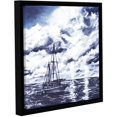 thumbnail image 1 of ArtWall Derek Mccrea "Sailboat Oil Painting" Gallery-wrapped Floater-framed Canvas, 1 of 1