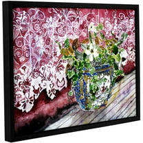 ArtWall Derek Mccrea "Still Life With Lace" Gallery-wrapped Floater-framed Canvas