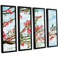 thumbnail image 1 of ArtWall Derek Mccrea "Tree Flowers" 4-Piece Floater-framed Canvas Set, 1 of 1