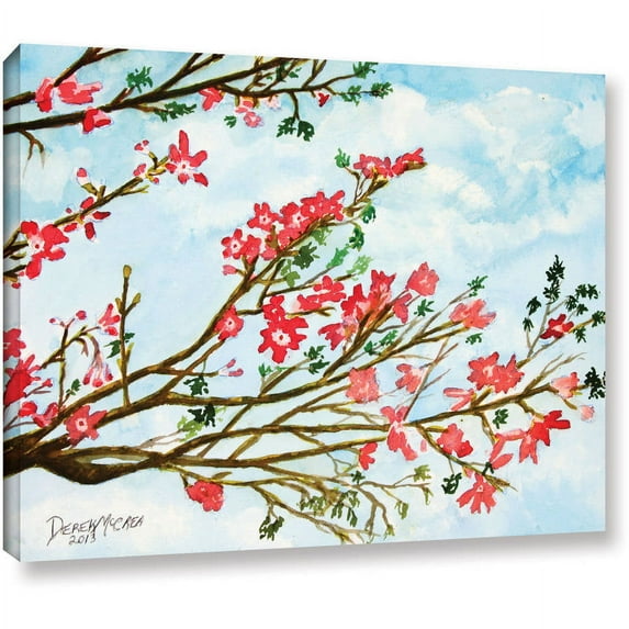 ArtWall Derek Mccrea "Tree Flowers" Gallery-wrapped Canvas