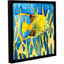 ArtWall Derek Mccrea "Tropical Fish" Gallery-wrapped Floater-framed Canvas
