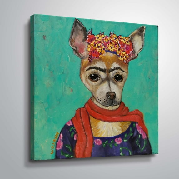 ArtWall Diegos Girl, Gallery Wrapped Canvas by Holly Wojahn