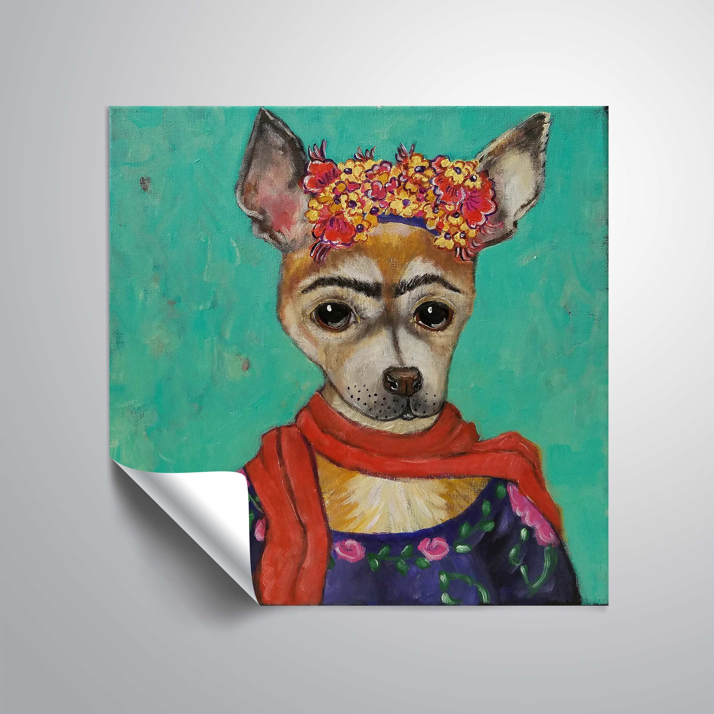 ArtWall Diegos Girl, Removable Wall Art Mural by Holly Wojahn