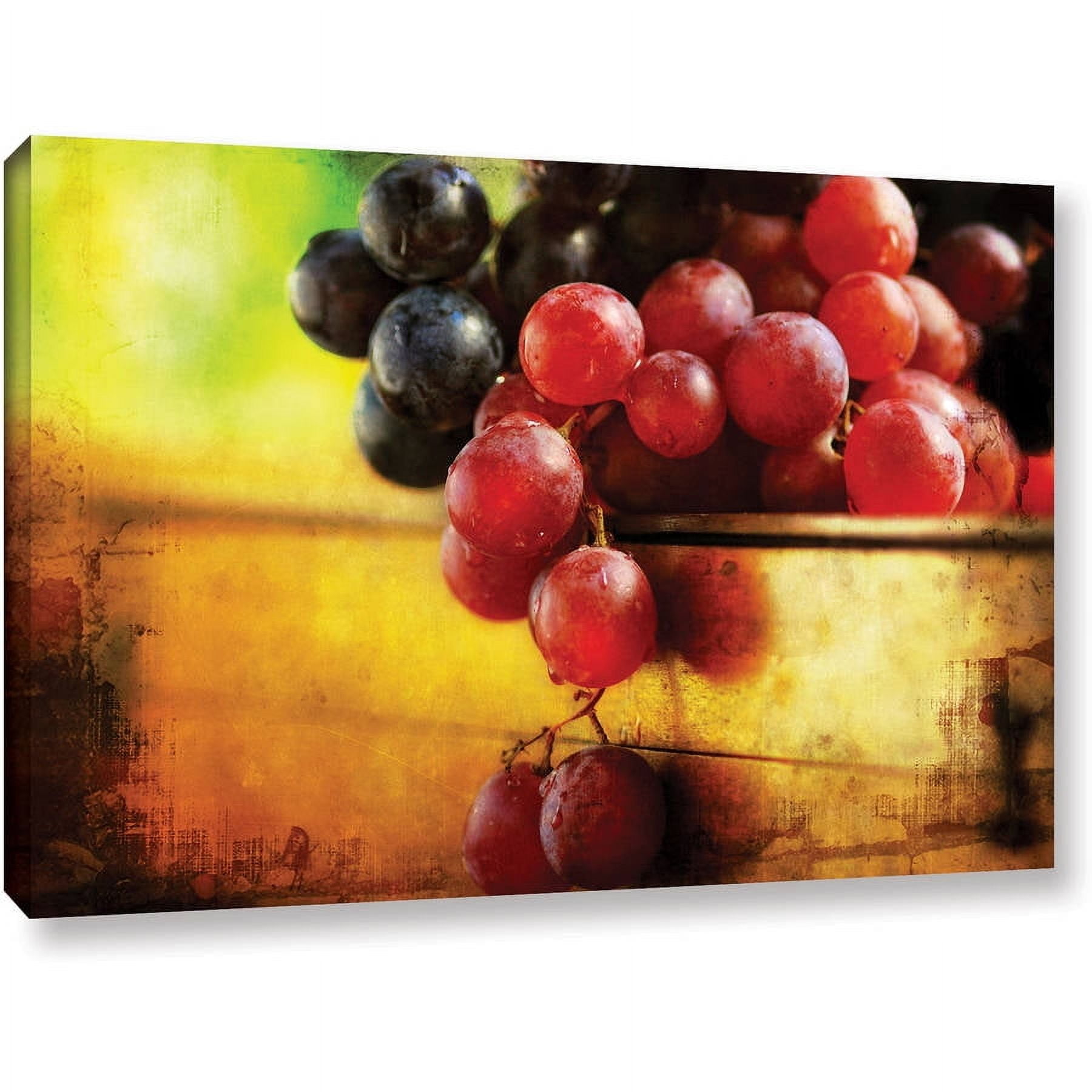 ArtWall Dragos Dumitrascu "Autumn Grapes" Gallery-wrapped Canvas