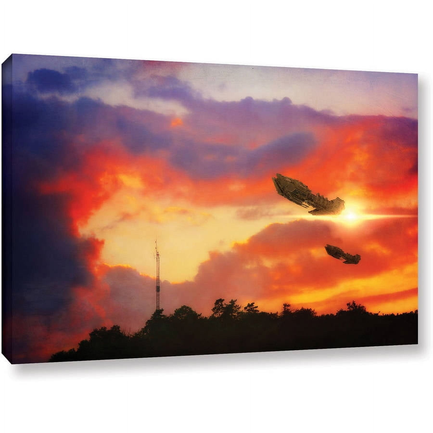 ArtWall Dragos Dumitrascu "Back to Green" Gallery-Wrapped Canvas
