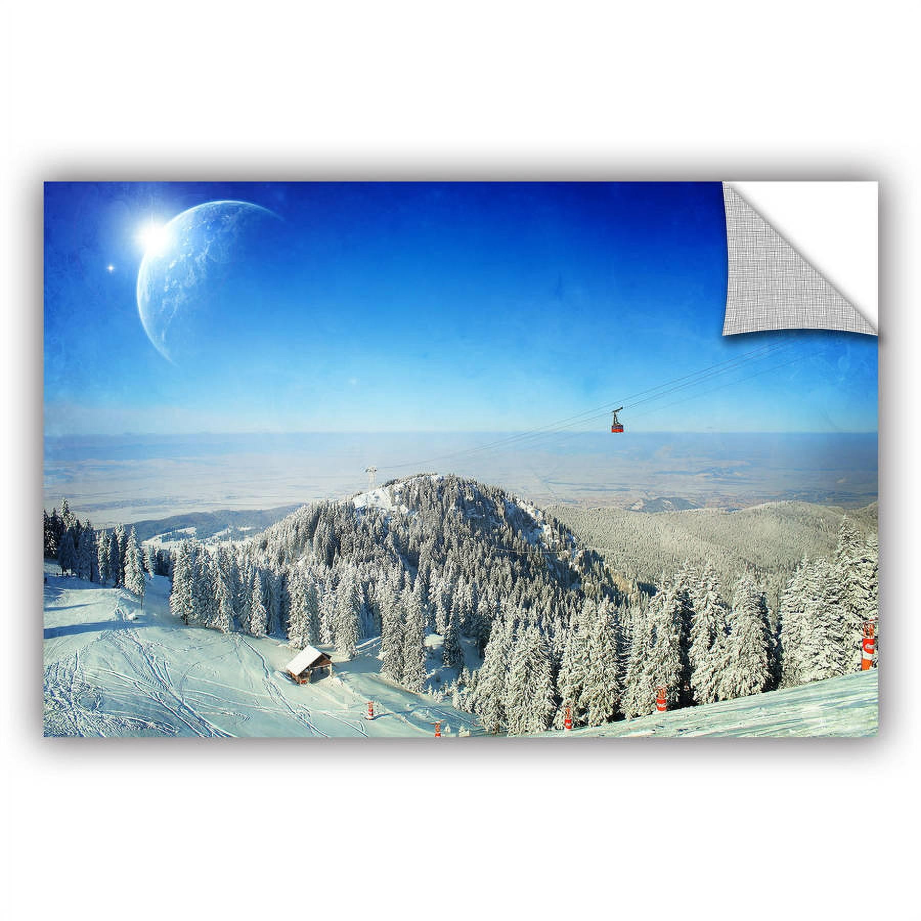 ArtWall Dragos Dumitrascu "Between Worlds V1" ArtAppealz Removable Wall Art