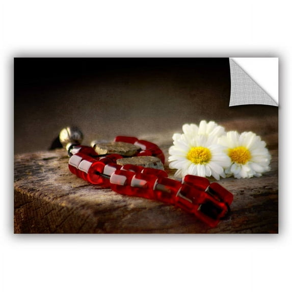 ArtWall Dragos Dumitrascu "New Red Marbles" ArtAppealz Removable Wall Art