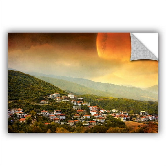 ArtWall Dragos Dumitrascu "Red Dawn" ArtAppealz Removable Wall Art