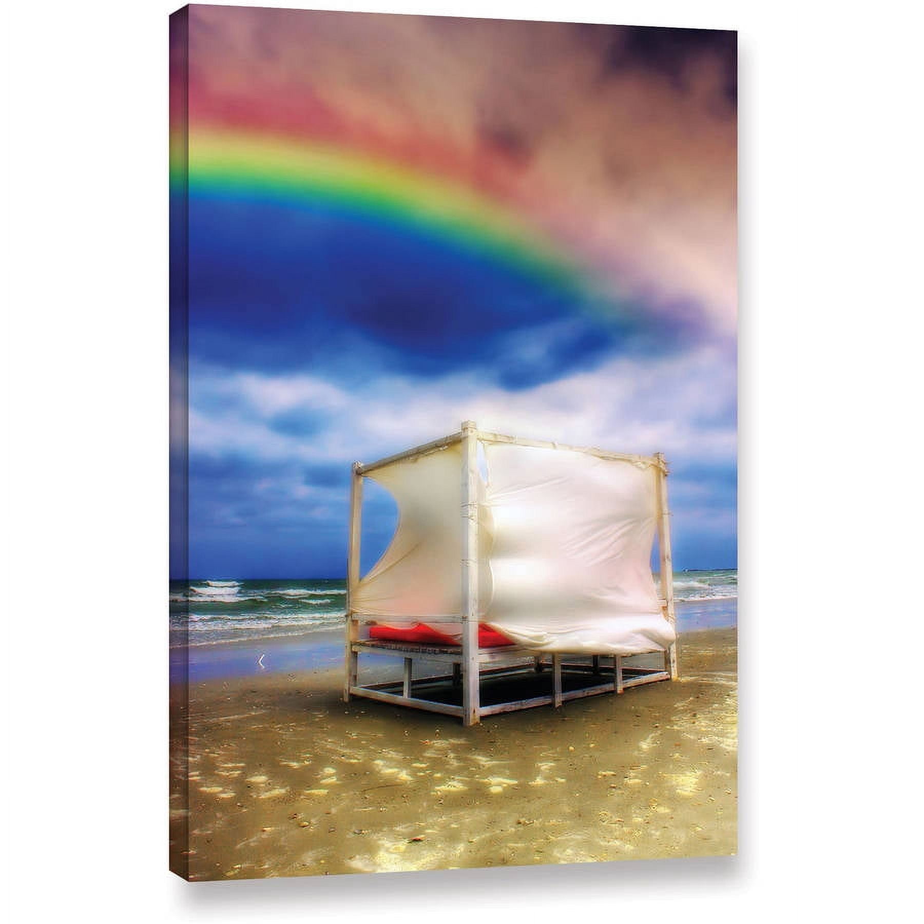 ArtWall Dragos Dumitrascu "Storm After Rainbows" Gallery-wrapped Canvas Art