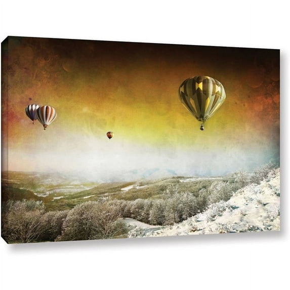 ArtWall Dragos Dumitrascu "Winter Magic" Gallery-wrapped Canvas Art