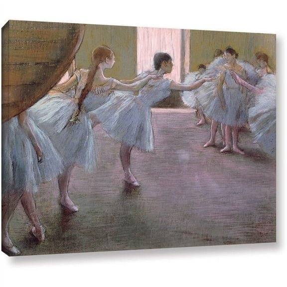 ArtWall Edgar Degas "Dancers at Rehearsal" Gallery-wrapped Canvas