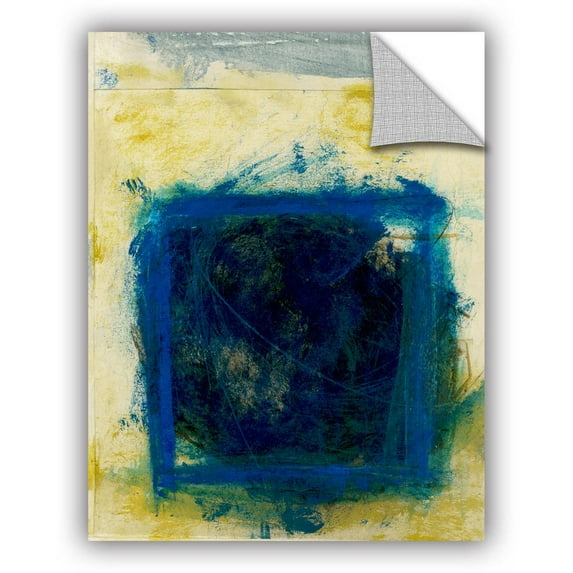 ArtWall Elena Ray "Blue Squares" Art Appeals Removable Wall Art