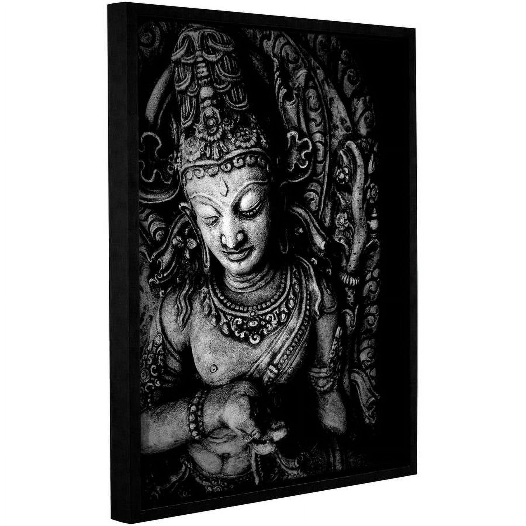 ArtWall Elena Ray "Buddha" Gallery-wrapped Floater-framed Canvas