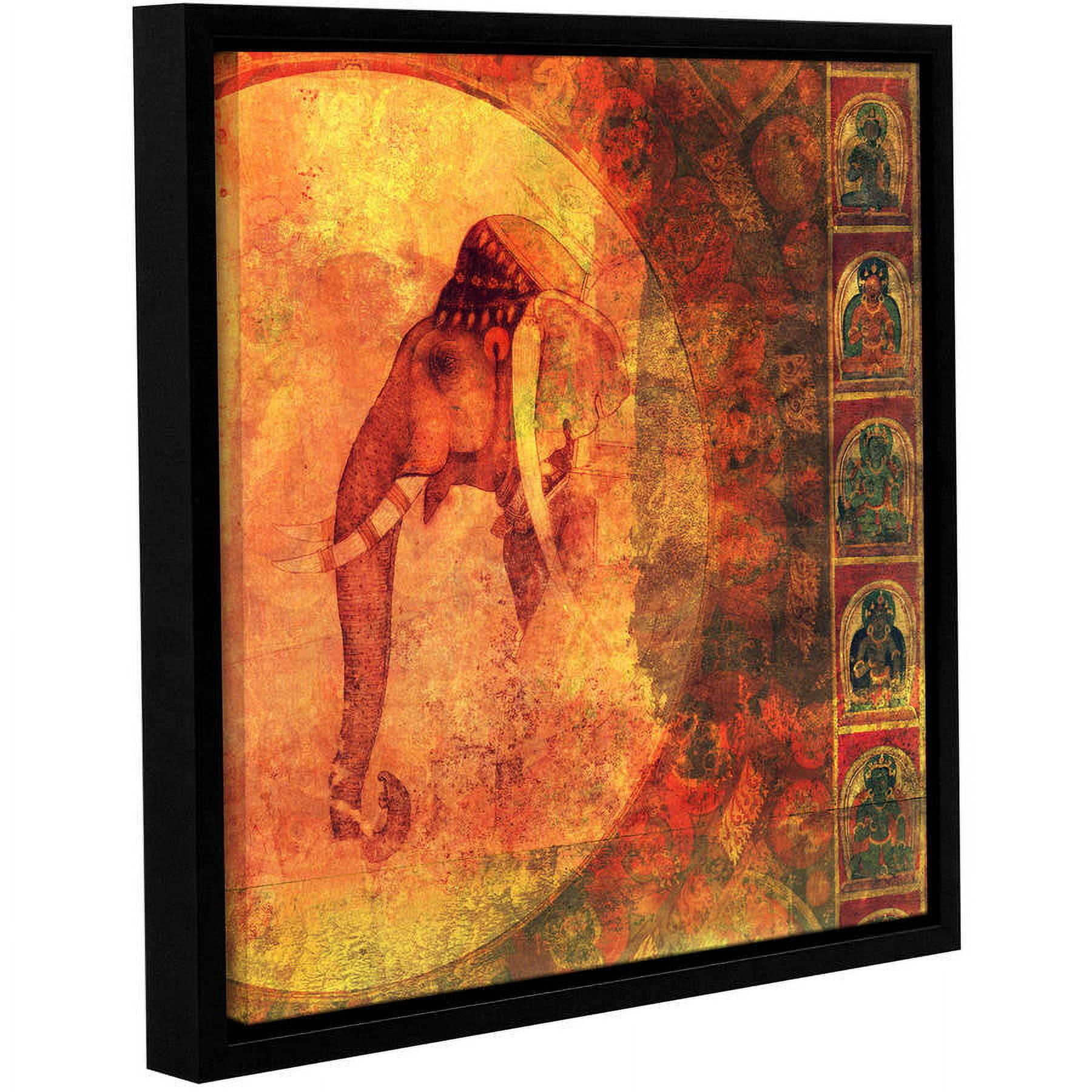 ArtWall Elena Ray "Buddhist Elephant" Gallery-wrapped Floater-framed Canvas