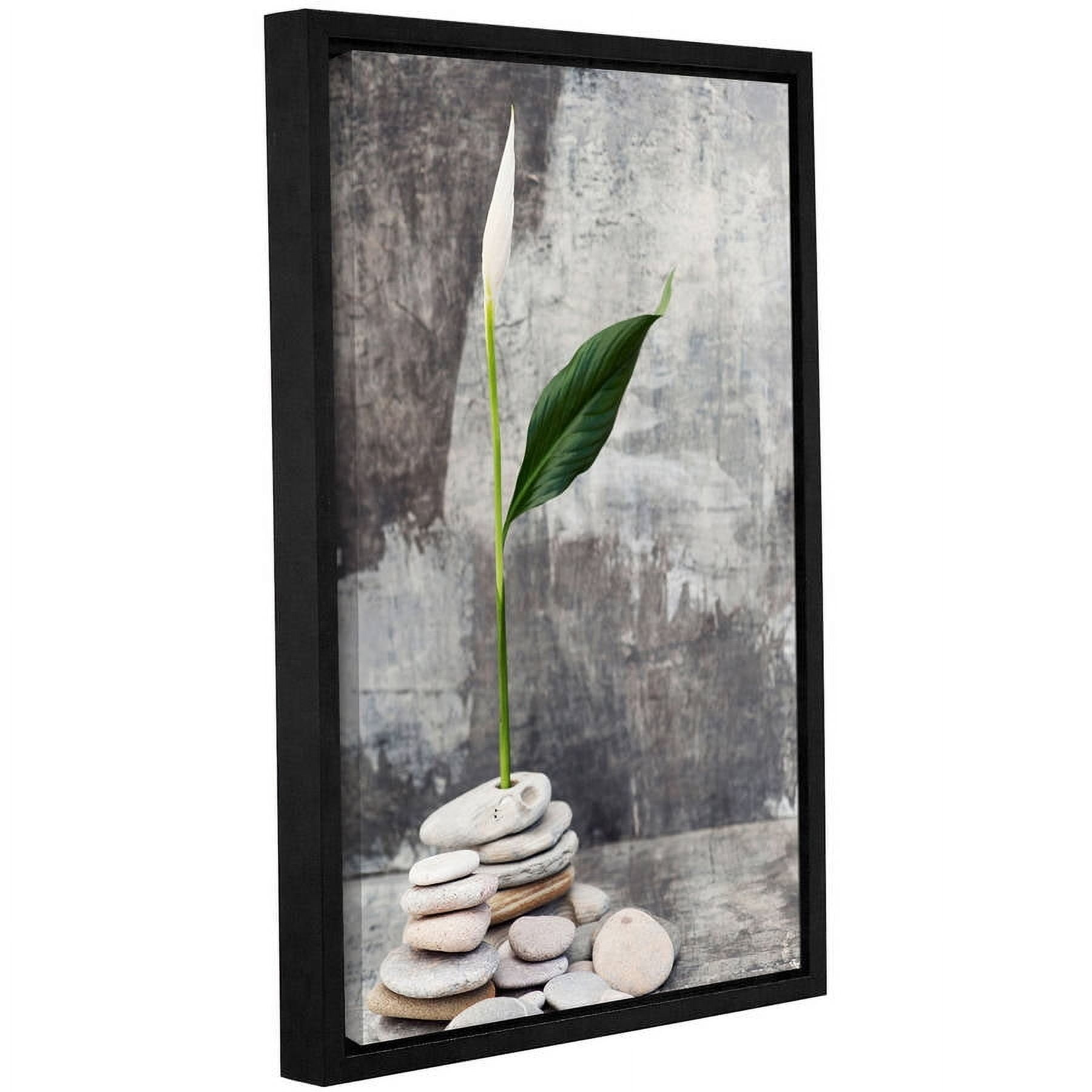 ArtWall Elena Ray "Calla Lilly" Gallery-wrapped Floater-framed Canvas