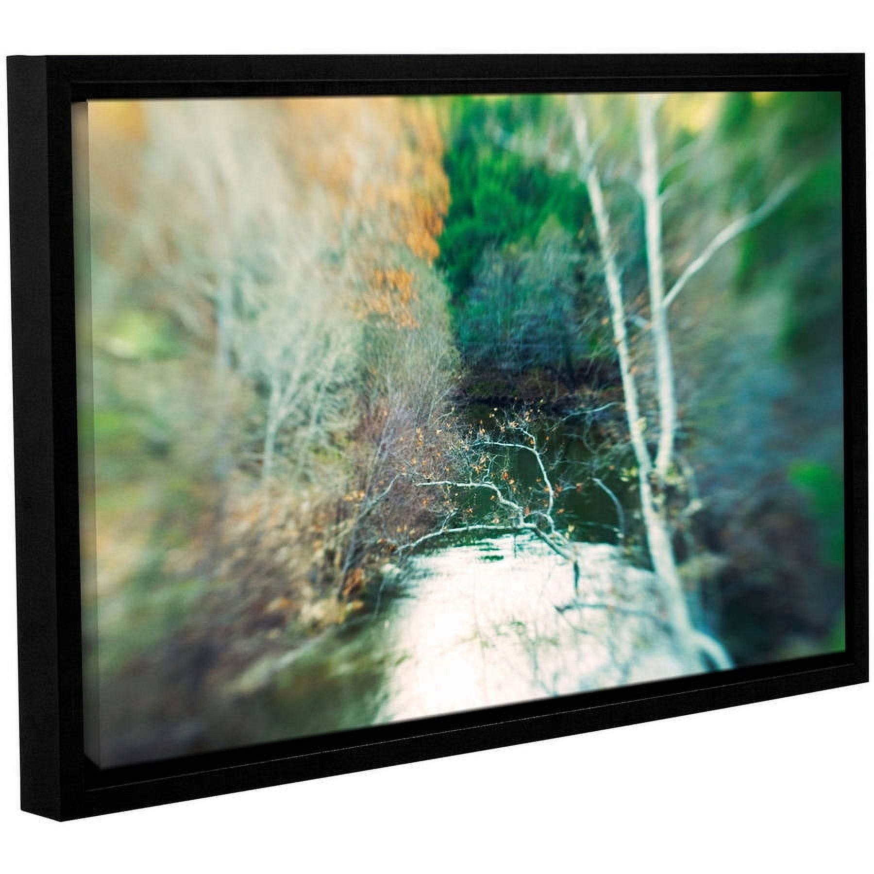 ArtWall Elena Ray "Calm River" Gallery-wrapped Floater-framed Canvas