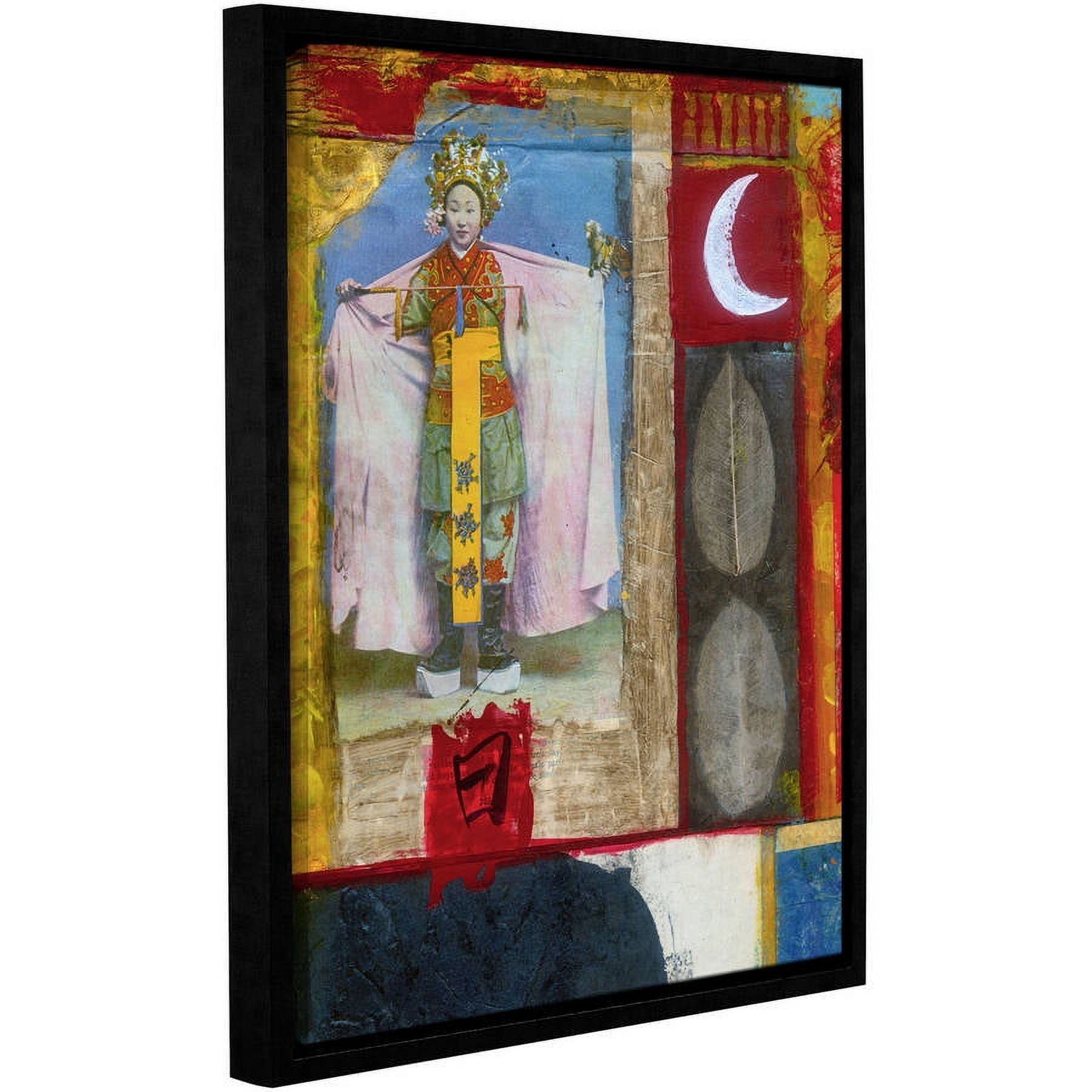 ArtWall Elena Ray "Chinese Moon Queen" Gallery-Wrapped Floater-Framed Canvas