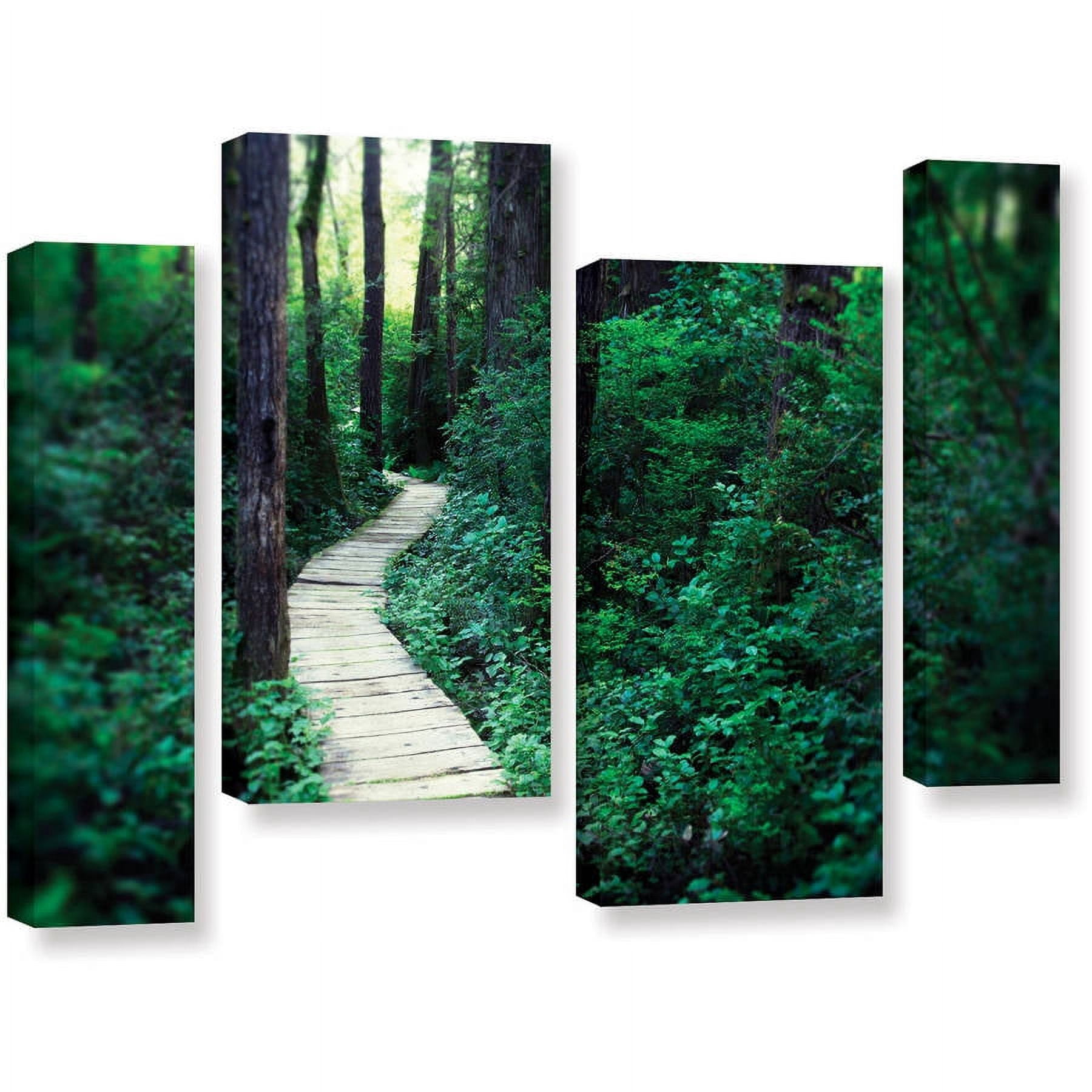 ArtWall Elena Ray "Earth Path" 4-Piece Gallery-wrapped Canvas Staggered Set