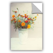 ArtWall Elena Ray "Flowers Classical Vase" Art Appeals Removable Wall Art
