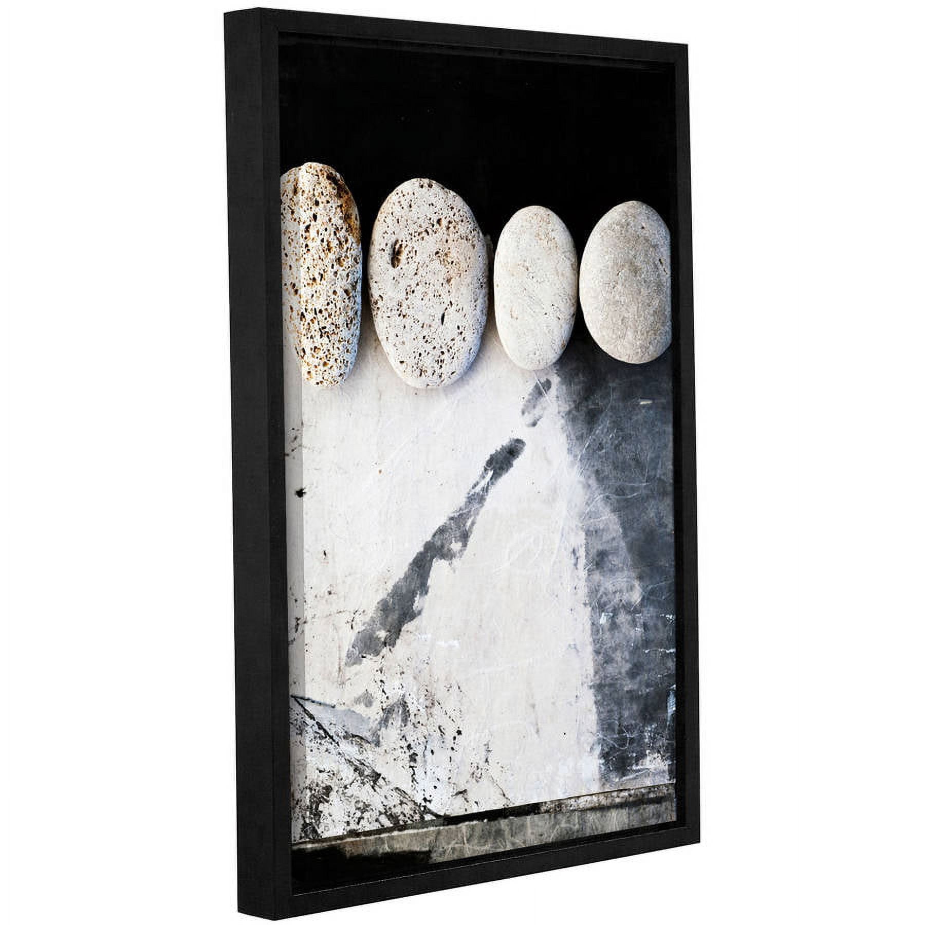 ArtWall Elena Ray "Four Stones" Gallery-wrapped Floater-framed Canvas