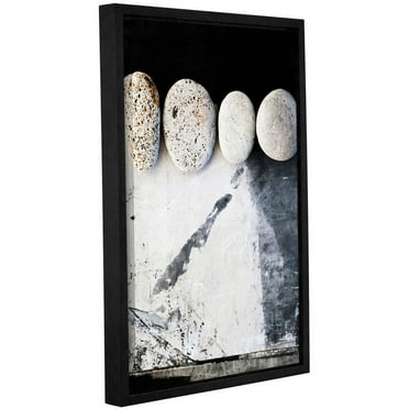 ArtWall Elena Ray "Four Stones" Gallery-wrapped Floater-framed Canvas
