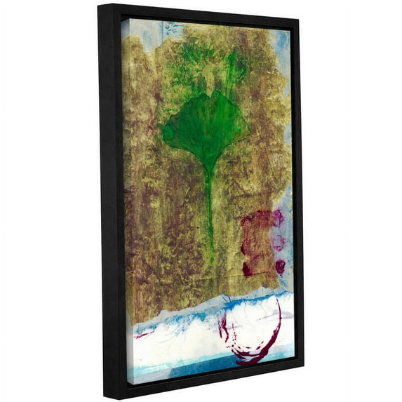 ArtWall Elena Ray "Ginko Leaf" Gallery-wrapped Floater-framed Canvas