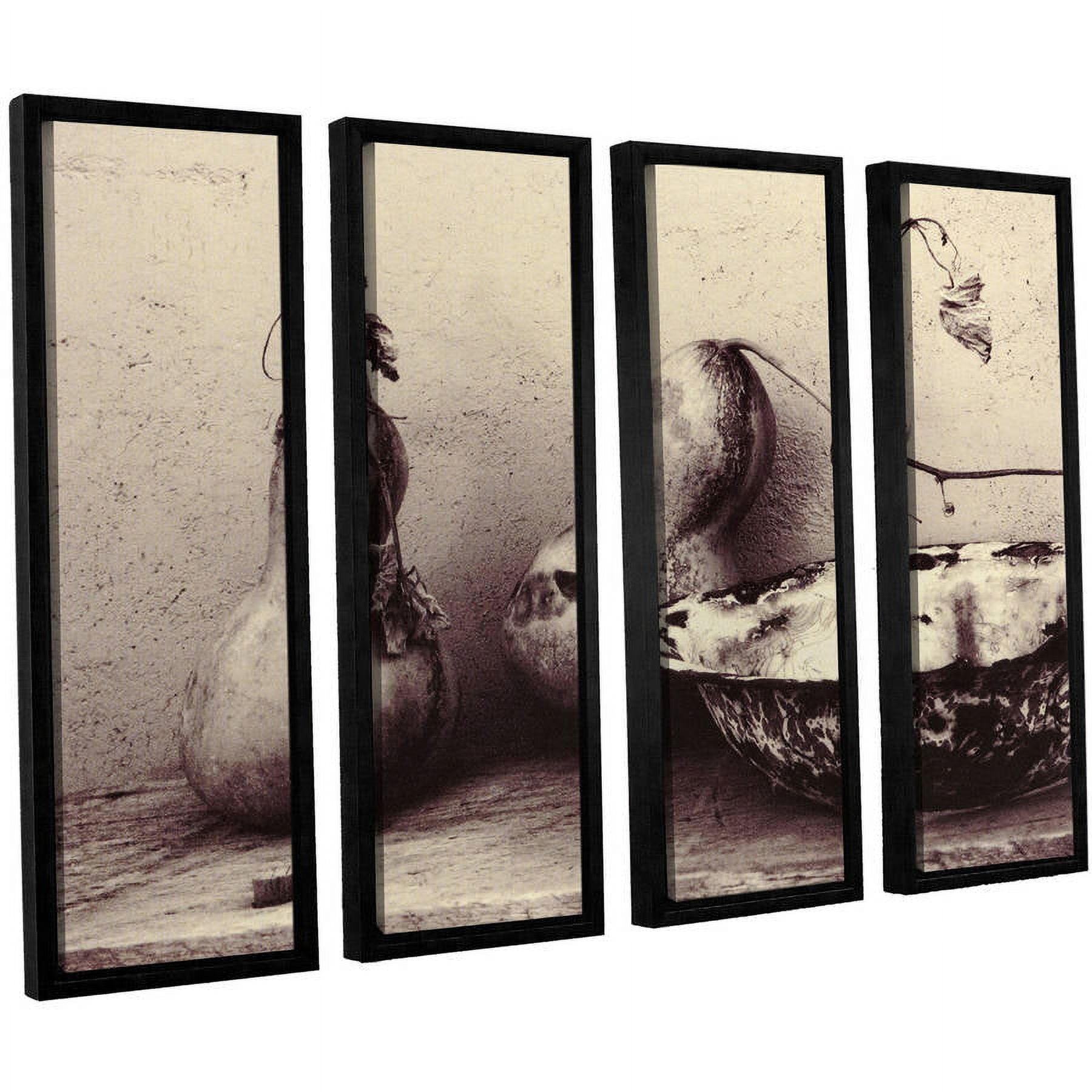 ArtWall Elena Ray "Gourds And Bowl" 4-Piece Floater-framed Canvas Set