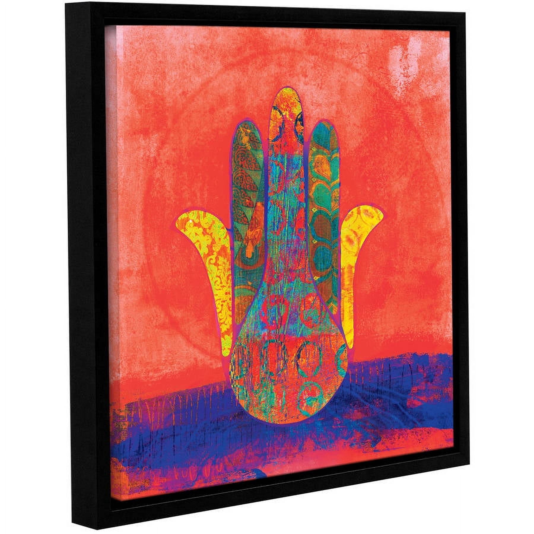 ArtWall Elena Ray "Hand of Fatima" Gallery-Wrapped Floater-Framed Canvas