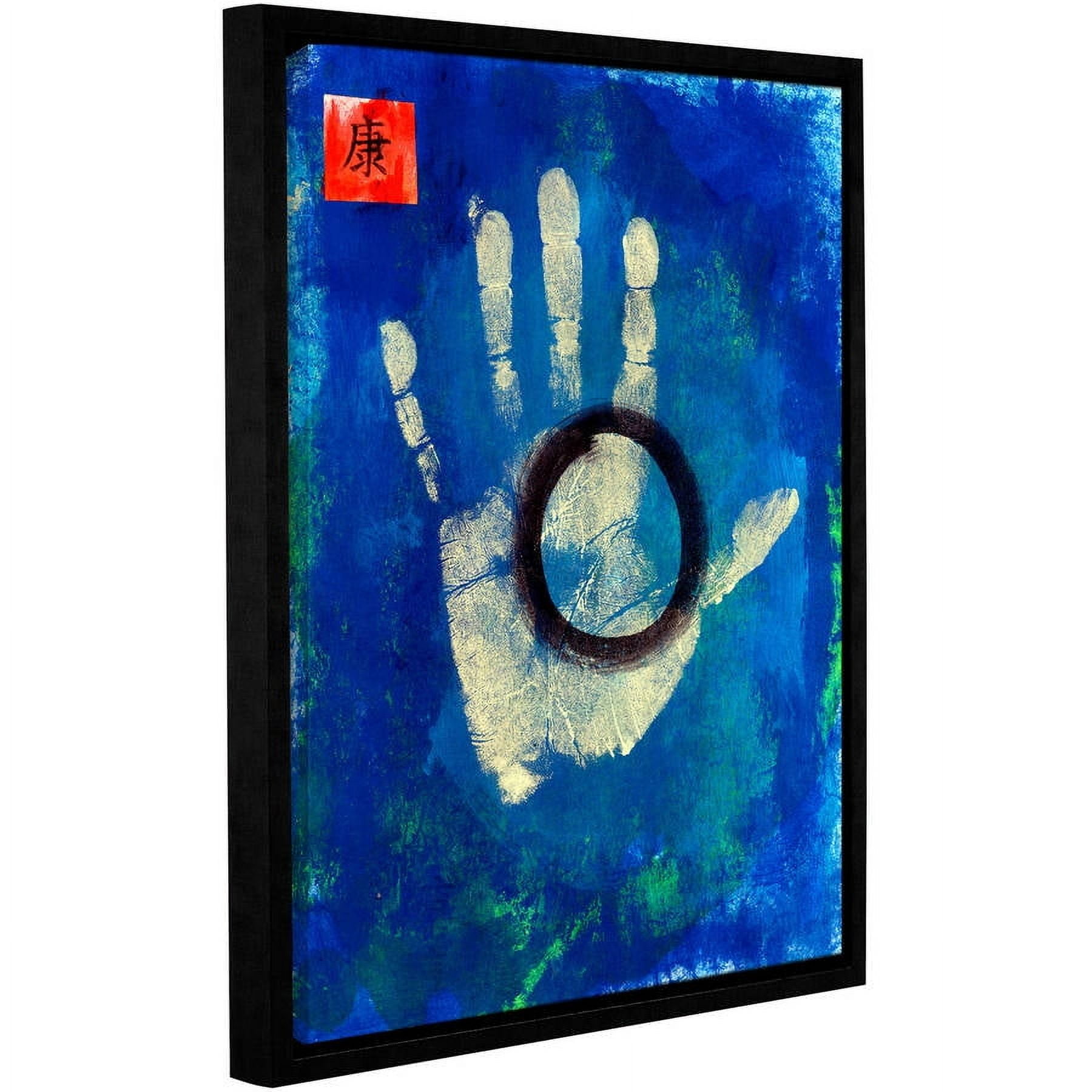 ArtWall Elena Ray "Health Hand" Gallery-Wrapped Floater-Framed Canvas