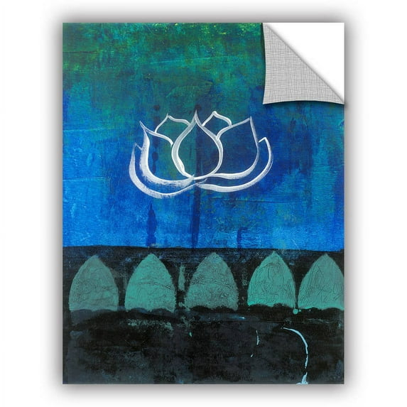 ArtWall Elena Ray "Lotus Blossom" Art Appeals Removable Wall Art