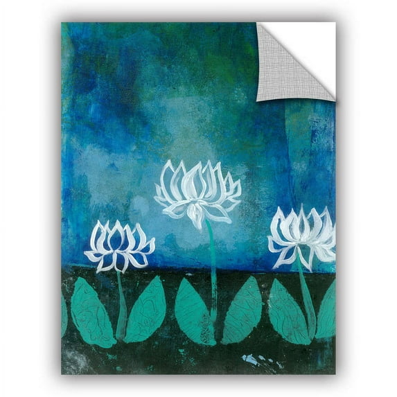 ArtWall Elena Ray "Lotus Blossom" Art Appeals Removable Wall Art