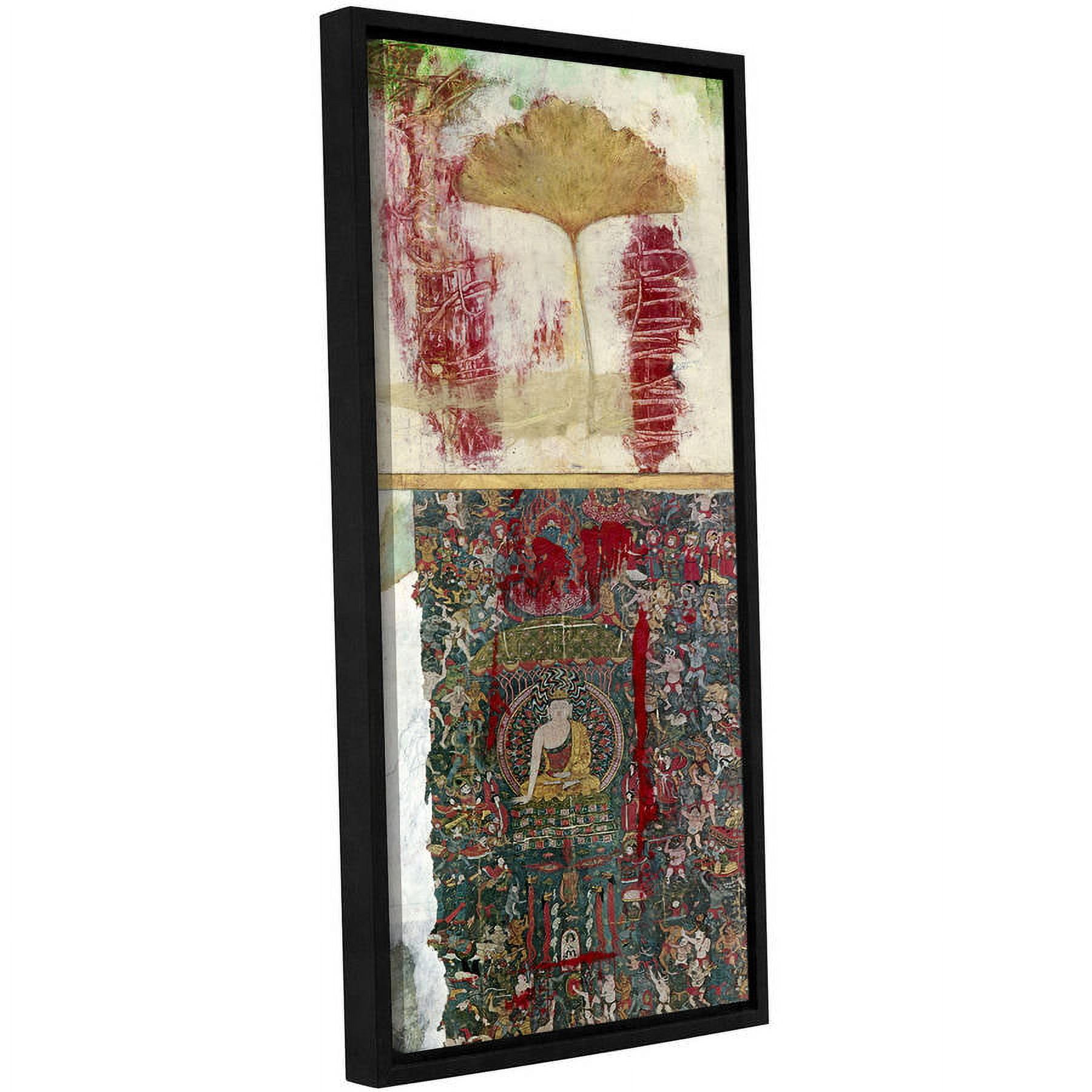 ArtWall Elena Ray "Medicine Buddha" Gallery-Wrapped Floater-Framed Canvas