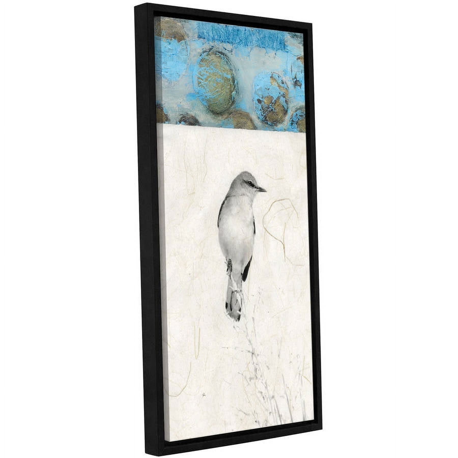 ArtWall Elena Ray "Mocking Bird Abstract" Gallery-Wrapped Floater-Framed Canvas